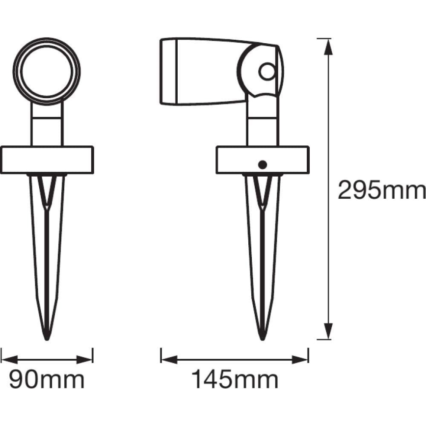 Ledvance - Kit d'extension LED RGBW Lampe extérieur SMART+ SPOT LED/4,5W/230V IP65 Wi-Fi