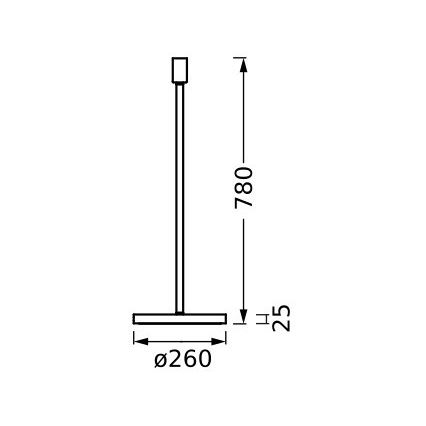 Ledvance - Lampen standaard DECOR STICK 1xE27/40W/230V beige