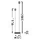 Ledvance - Lampen standaard DECOR STICK 3xE27/40W/230V beige