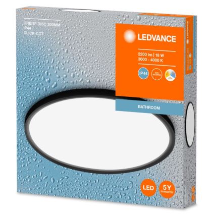 Ledvance - LED Badkamerplafondlamp DISC LED/18W/230V 3000/4000K IP44
