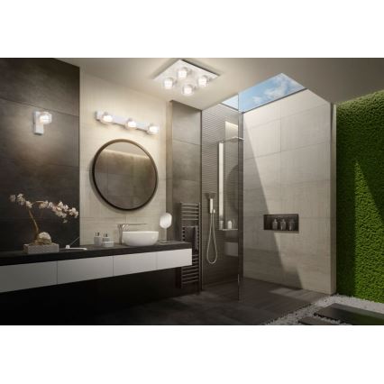 Ledvance - LED Badkamer wandlamp ORBIS FLAME 3xLED/5,5W/230V 3000/4000K IP44 wit