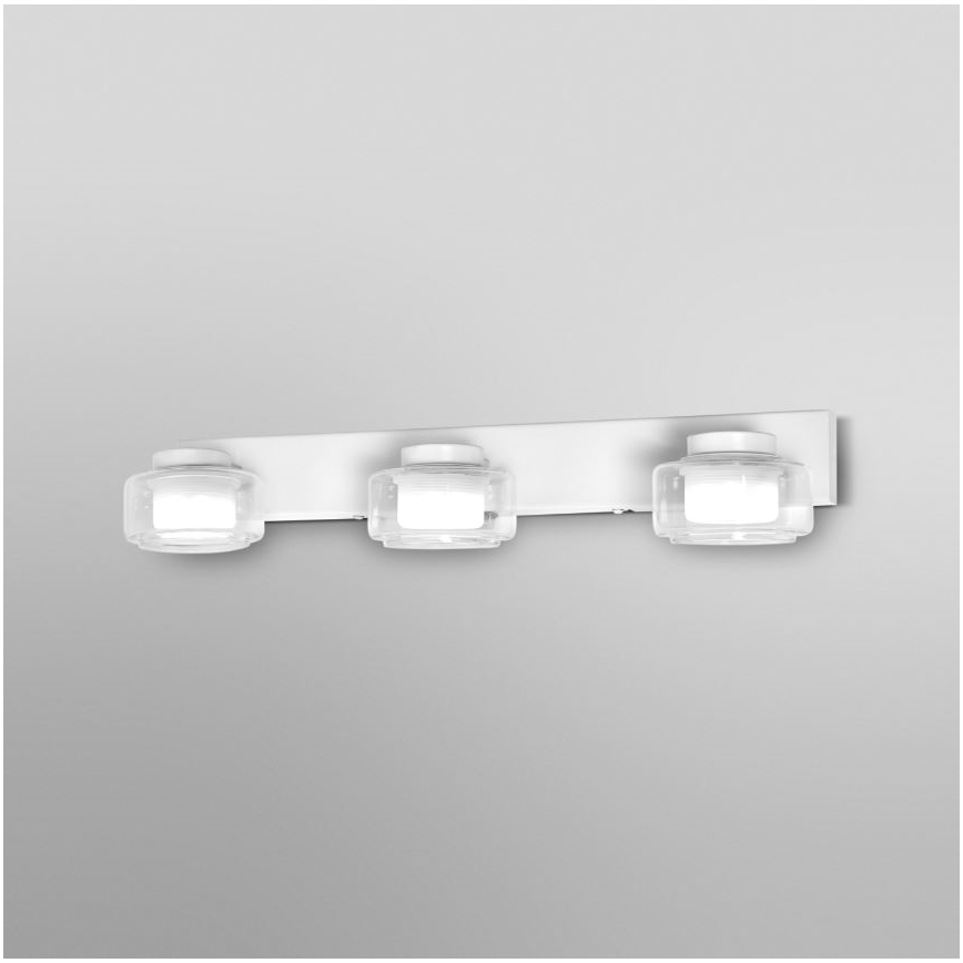 Ledvance - LED Badkamer wandlamp ORBIS FLAME 3xLED/5,5W/230V 3000/4000K IP44 wit