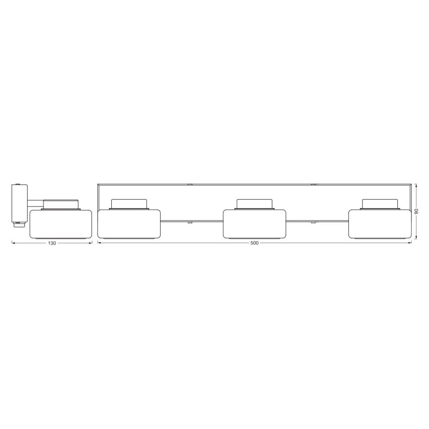 Ledvance - LED Badkamer wandlamp ORBIS FLAME 3xLED/5,5W/230V 3000/4000K IP44 wit