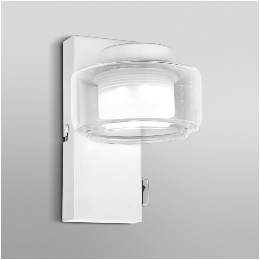 Ledvance - LED Badkamer wandlamp ORBIS FLAME LED/5,5W/230V 3000/4000K IP44 wit