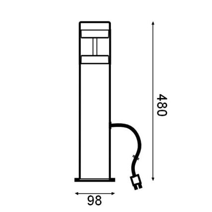 Ledvance - LED Buitenlamp ENDURA HYBRID HAGEN LED/4W/12V IP44