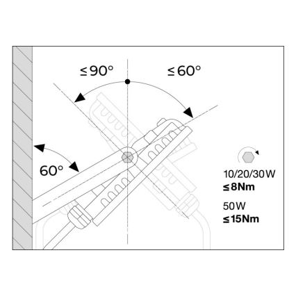 Ledvance - LED Buitenlamp met sensor FLOODLIGHT LED/30W/230V 6500K IP65
