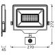 Ledvance - LED Buitenwand schijnwerper met een sensor FLOODLIGHT ESSENTIAL LED/100W/230V IP65