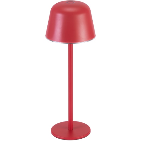 Ledvance - LED Dimbaar buitenshuis rechargeable lamp TABLE LED/2,5W/5V IP54 rood