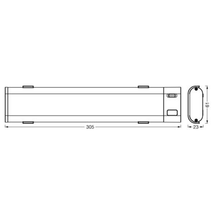 Ledvance - keukenkast licht met sensor SMART+ UNDERCABINET LED/9W/230V 3000-6500K Wi-Fi