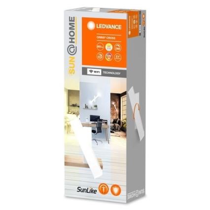 Ledvance - LED Dimbare Wandlamp SUN@HOME CROSS 2xLED/6W/230V Wi-Fi