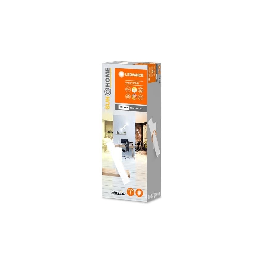Ledvance - LED Dimbare Wandlamp SUN@HOME CROSS 2xLED/6W/230V Wi-Fi