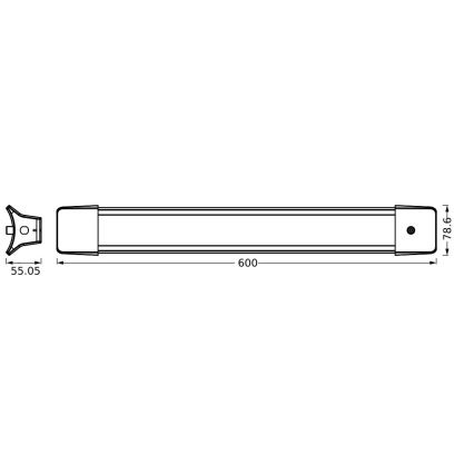 Ledvance - LED Hanglamp aan een ketting OFFICE LINE LED/24W/230V 4000K