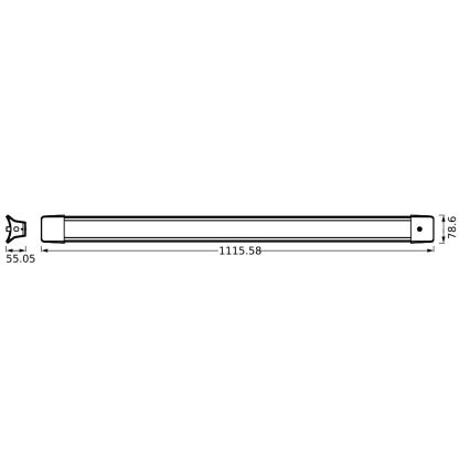 Ledvance - LED Hanglamp aan een ketting OFFICE LINE LED/41W/230V 4000K