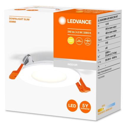 Ledvance - LED  Inbouw Lamp SLIM LED/4,5W/230V 3000K