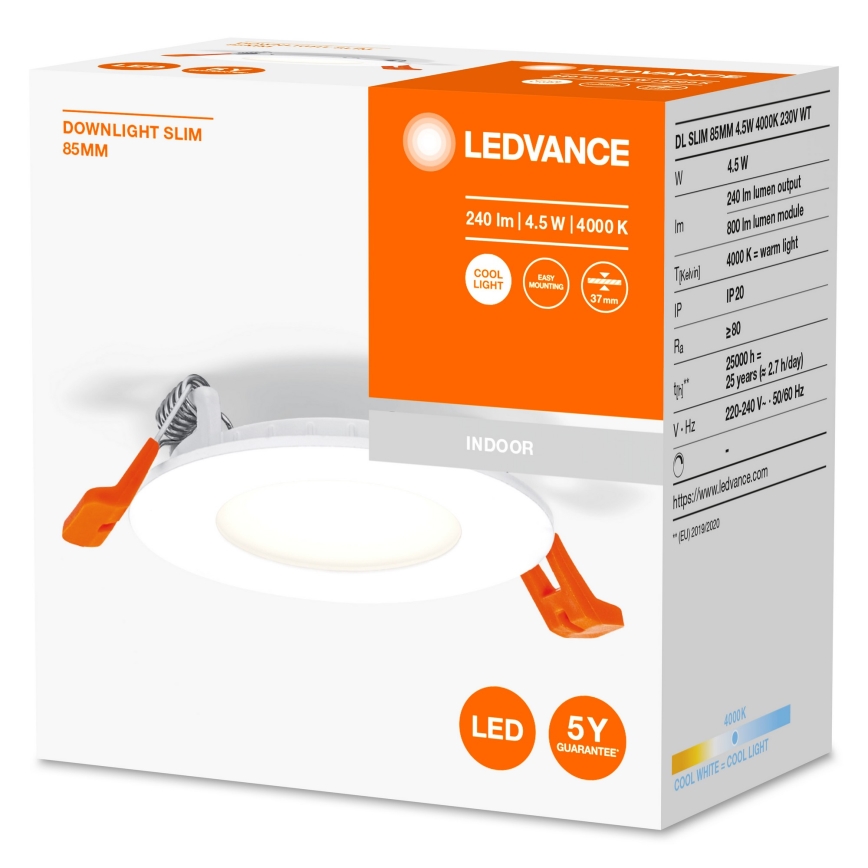 Ledvance - LED  Inbouw Lamp SLIM LED/4,5W/230V 4000K