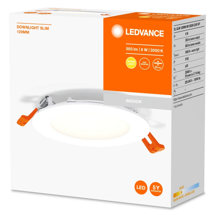 Ledvance - LED Inbouw Lamp SLIM LED/8W/230V 3000K