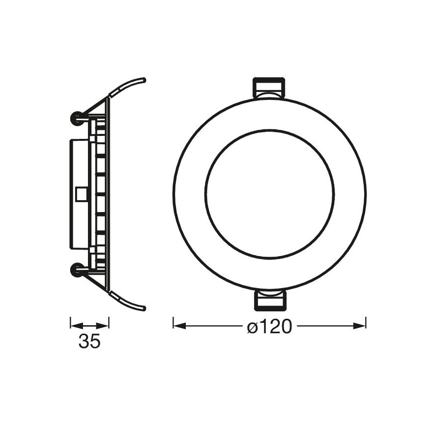 Ledvance - LED Inbouw Lamp SLIM LED/8W/230V 3000K