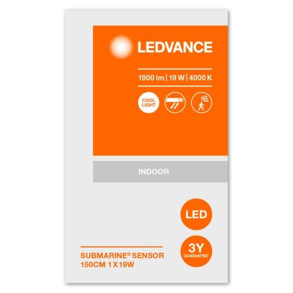 Ledvance - LED Industrie Lamp met Sensor SUBMARINE 1xG13/19W/230V IP65