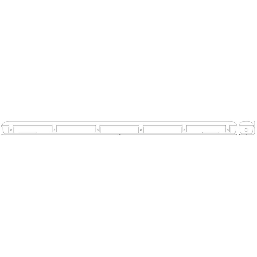 Ledvance - LED Industrie Lamp met Sensor SUBMARINE 1xG13/19W/230V IP65