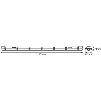 Ledvance - LED Industrie TL-Buis DAMP T8 2xG13/15W/230V IP65