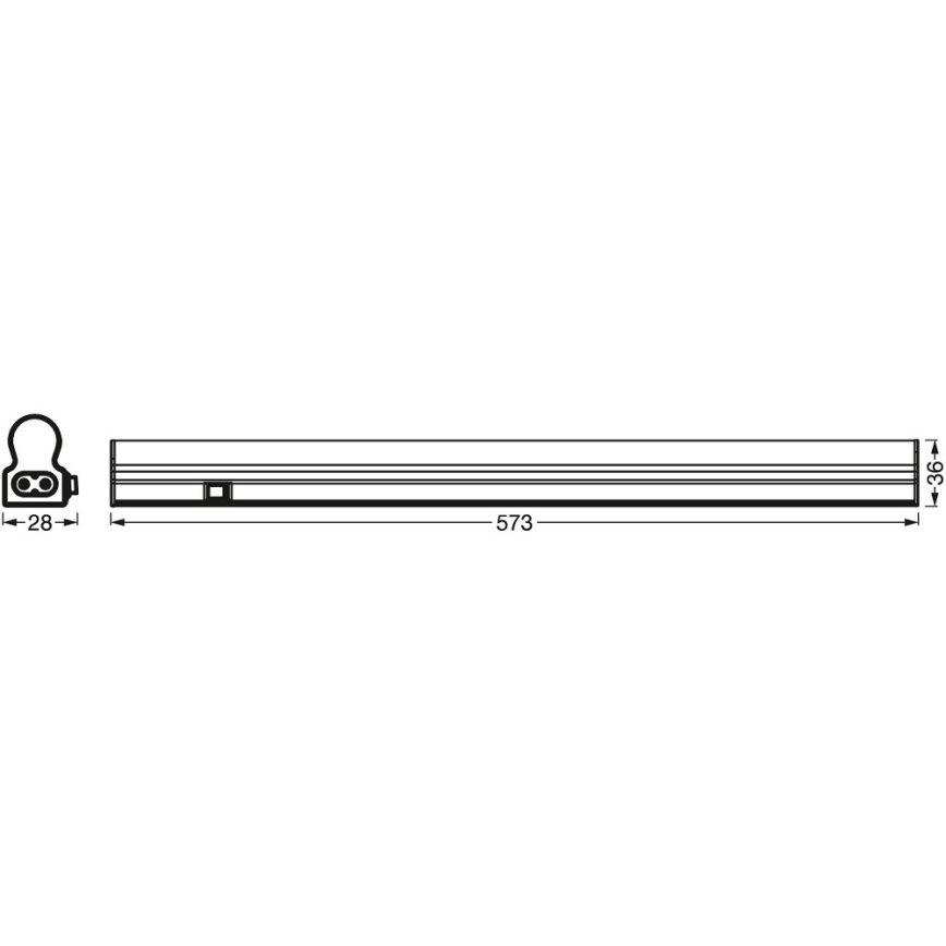 Ledvance - LED Keukenkast Lamp met Sensor BATTEN LED/8W/230V 60 cm