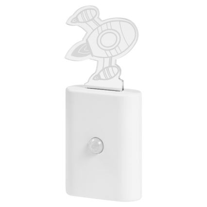 Ledvance - LED Kinderen oriëntatie lamp met sensor NIGHTLUX LED/0,2W/4,5V 3000K