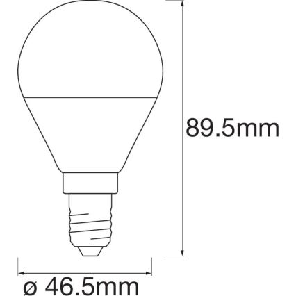 Ledvance - LED Lamp dimbaar SMART + E14 / 5W / 230V 2.700K-6.500K Wi-Fi