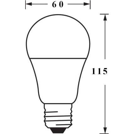 Ledvance - LED Lamp dimbaar SMART + E27 / 9,5W / 230V 2.700K-6.500K