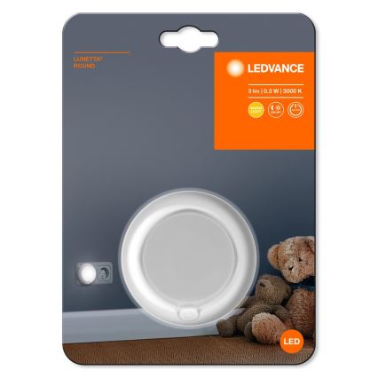 Ledvance - LED Nachtlamp met sensor LUNETTA LED/0,3W/230V 3000K