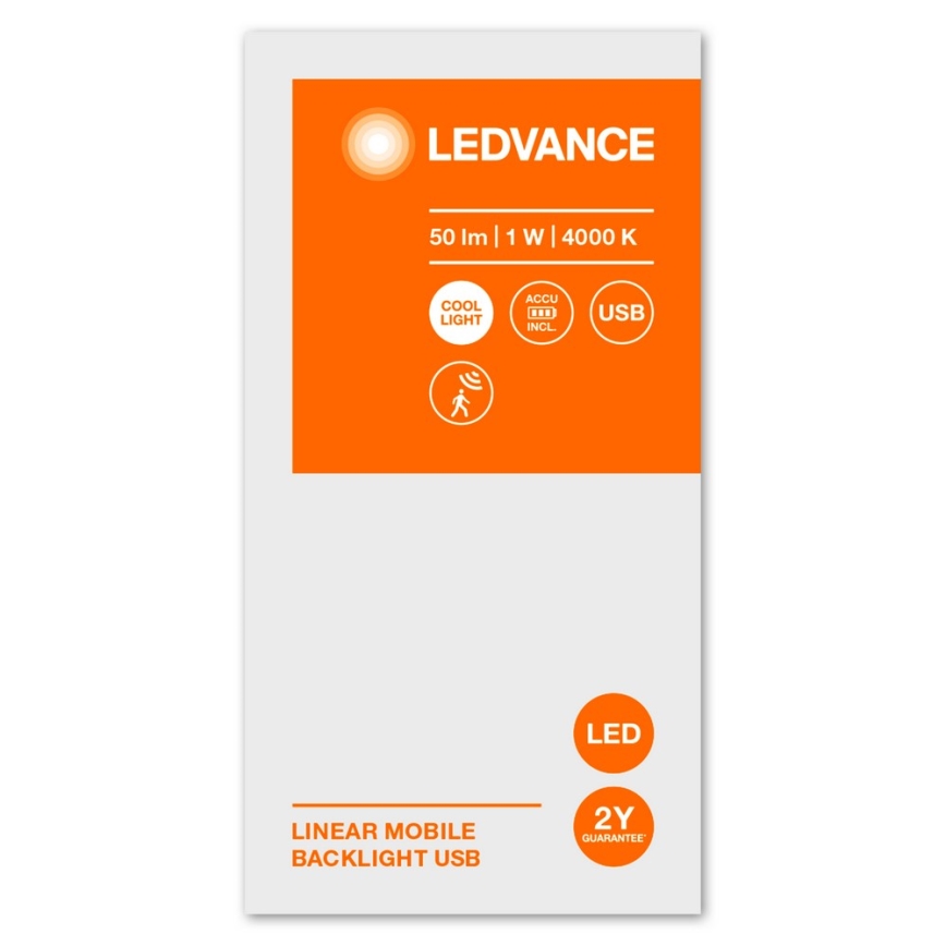 Ledvance - LED Onder keukenkast verlichting met sensor MOBILE LED/1W/5V 500 mAh 20 cm