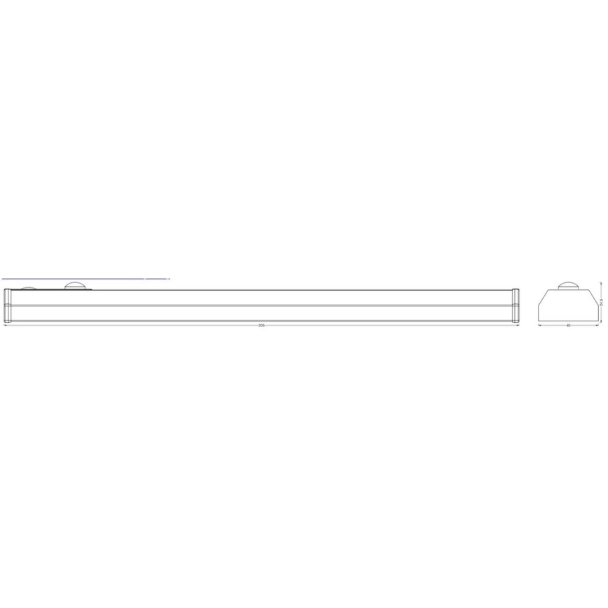 Ledvance - LED Onder keukenkast verlichting met sensor MOBILE LED/1W/5V 500 mAh 20 cm