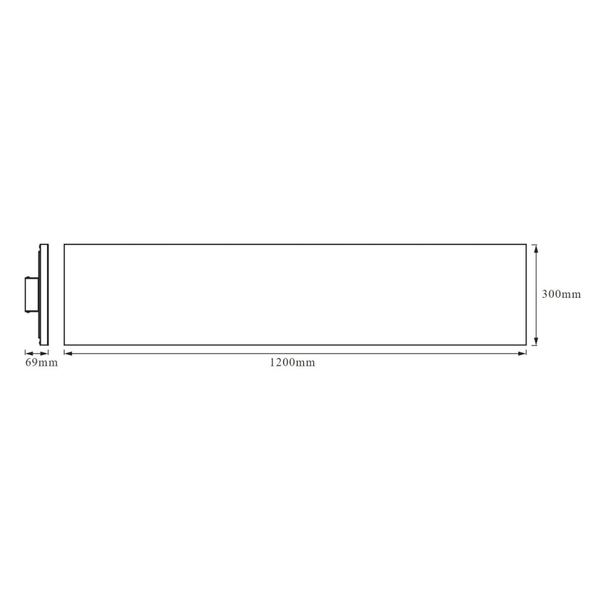 Ledvance - LED Paneel voor oppervlakte montage FRAMELESS LED/40W/230V 3000K