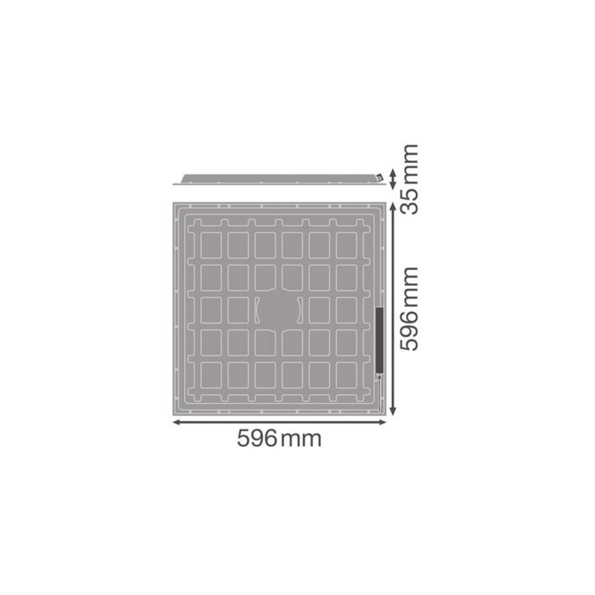 Ledvance - LED-paneel voor systeemplafond ESSENTIAL LED/36W/230V 6500K 60x60 cm