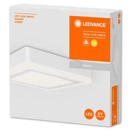 Ledvance - LED Plafondlamp CLICK LED/15W/230V