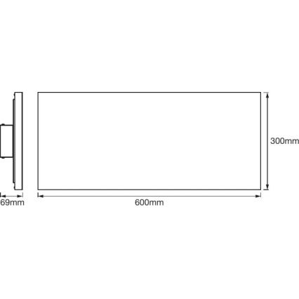 Ledvance - LED Plafondlamp dimbaar SMART + FRAMELESS LED / 28W / 230V Wi-Fi