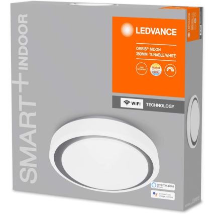 Ledvance - LED Plafondlamp dimbaar SMART+ MOON LED/24W/230V Wi-Fi