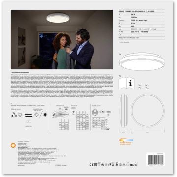 Ledvance - LED Plafondlamp met sensor ORBIS LED/24W/230V 3000K