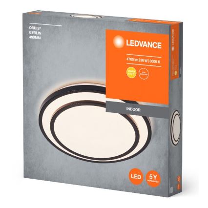 Ledvance - LED Plafondlamp ORBIS BERLIN LED/36W/230V zwart