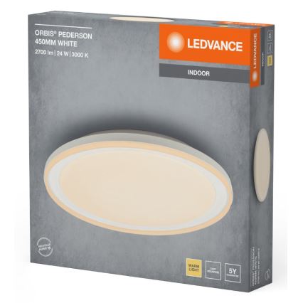 Ledvance - LED Plafondlamp ORBIS PEDERSON LED/24W/230V diameter 45 cm wit