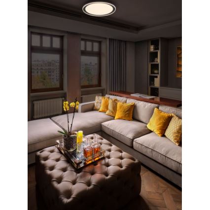 Ledvance - LED Plafondlamp ORBIS PEDERSON LED/24W/230V diameter 45 cm zwart