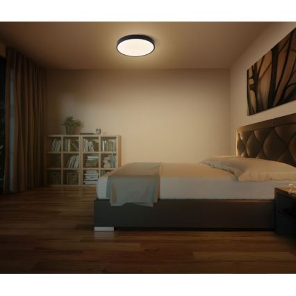 Ledvance - LED Plafondlamp ORBIS SLIM LED/36W/230V zwart