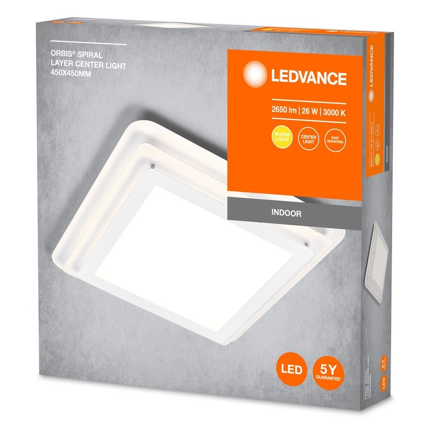 Ledvance - LED Plafondlamp ORBIS SPIRAL LED/26W/230V