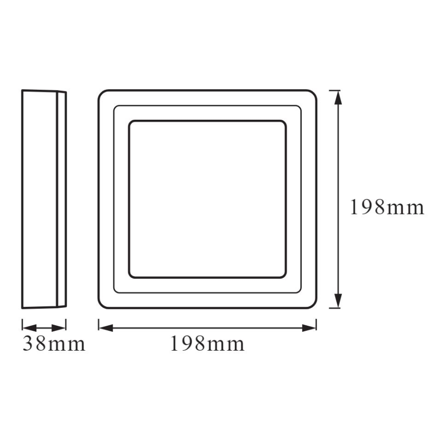 Ledvance - LED RGB dimbare plafondlamp LED/19W/230V + afstandsbediening
