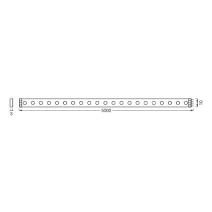 Ledvance - LED RGB Dimbare strip FLEX AUDIO 5m LED/20W/230V + afstandsbediening