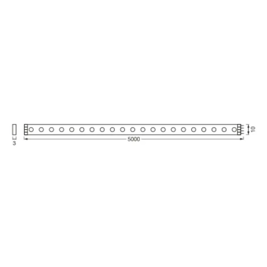 Ledvance - LED RGB Dimbare strip FLEX AUDIO 5m LED/20W/230V + afstandsbediening