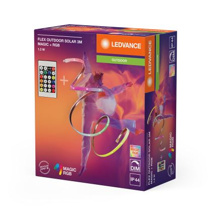 Ledvance - LED RGB-dimbare zonne-LED-strip FLEX MAGIC 3 m LED/1,2W/5V + afstandsbediening