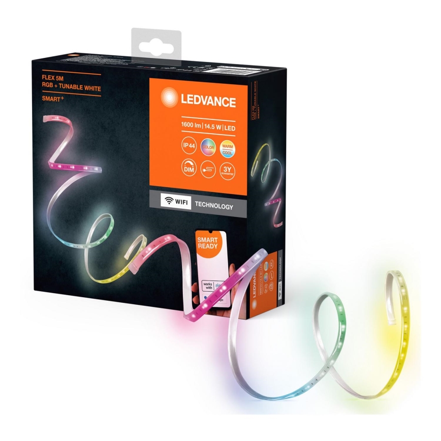 Ledvance - LED RGB+TW Dimbaar buitenshuis strip FLEX 5m LED/14,5W/230V 2700-6500K IP44 Wi-Fi