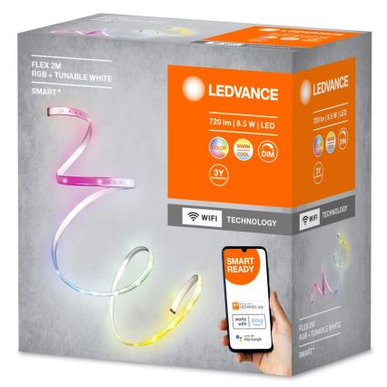 Ledvance - LED RGB+TW Dimbare strip SMART+ FLEX 2m LED/8,5W/230V Wi-Fi