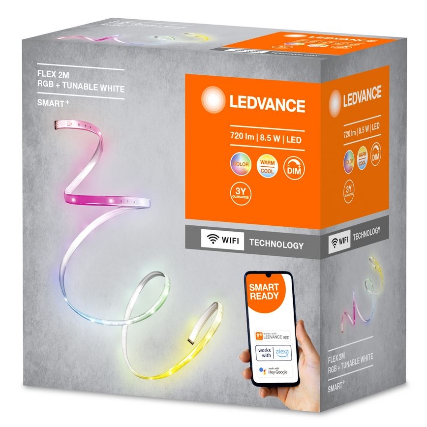 Ledvance - LED RGB+TW Dimbare strip SMART+ FLEX 2m LED/8,5W/230V Wi-Fi
