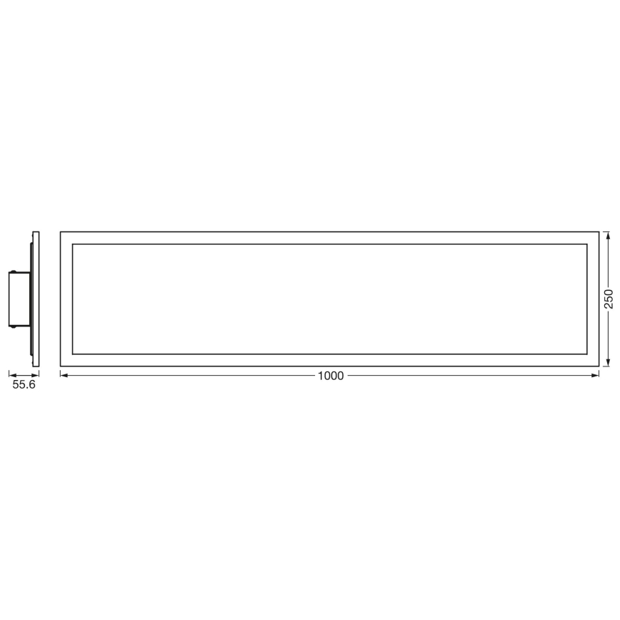 Ledvance - LED RGBW dimbaar paneel SMART+ PLANON LED/30W/230V 3000-6500K Wi‑Fi 100x25 cm + afstandsbediening